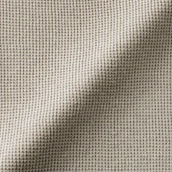 New Muji Jersey de punto con cuello redondo y tejido waffle en mezcla de algodón para hombre