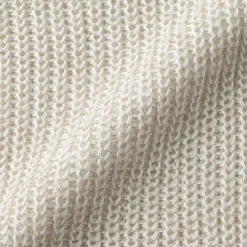 Discount Muji Jersey de punto grueso de algodón orgánico con trenzado para hombre