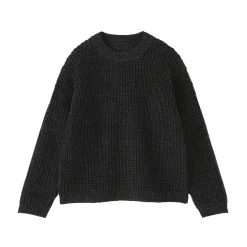 Discount Muji Jersey de punto grueso de algodón orgánico con trenzado para hombre