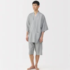 New Muji Jinbei waffle unisex de mezcla de lyocell