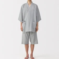 New Muji Jinbei waffle unisex de mezcla de lyocell