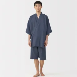 New Muji Jinbei waffle unisex de mezcla de lyocell