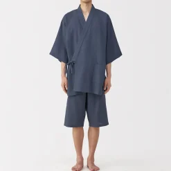 New Muji Jinbei waffle unisex de mezcla de lyocell