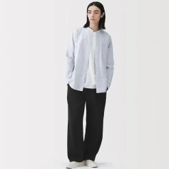Sale Muji Joggers de punto con dobladillo abierto para hombre