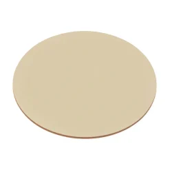 New Muji Juego de 4 posavasos de cuero reciclado, Gris Ceniza