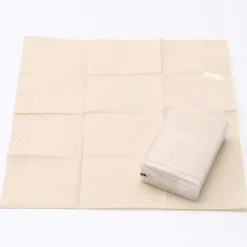 New Muji Juego de 6 servilletas portátiles de papel sin blanquear