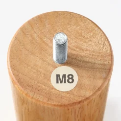 Online Muji Juego de patas de madera natural 12cm