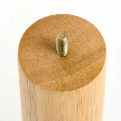 Hot Muji Juego de patas de madera natural 26cm