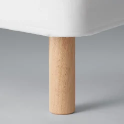 Outlet Muji Juego de patas de madera natural 20cm para cama de roble con plataforma