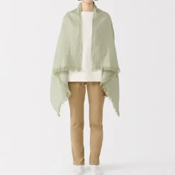 Online Muji Manta de gasa doble de algodón orgánico