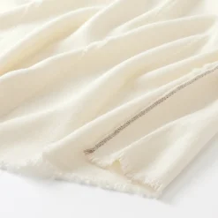 New Muji Manta de lana sin teñir