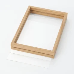 Hot Muji Marco de fotos de madera A5