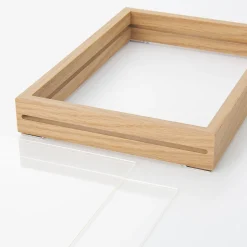 Hot Muji Marco de fotos de madera A5