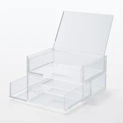 Muji Módulo Acrílico 2 Cajones con Tapa