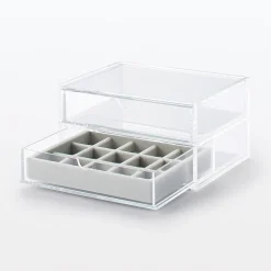 Muji Módulo Acrílico 2 Cajones con Tapa
