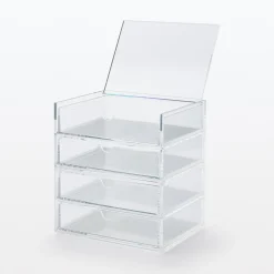 Muji Módulo Acrílico 2 Cajones con Tapa