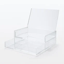 Hot Muji Módulo acrílico 2 cajones con tapa grande