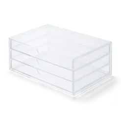 Online Muji Módulo acrílico apilable de 3 cajones, ancho