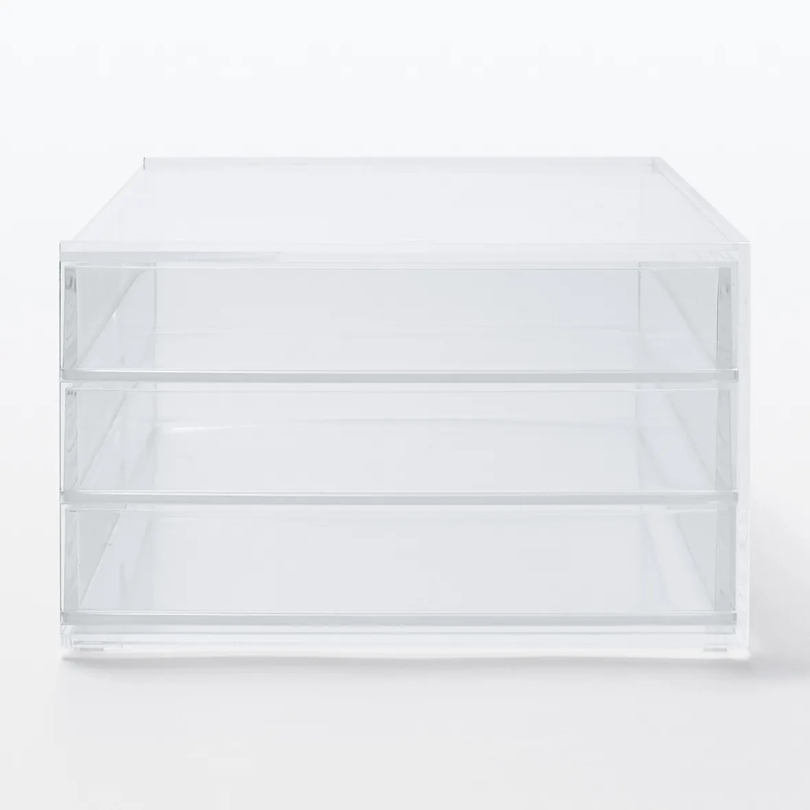 Online Muji Módulo acrílico apilable de 3 cajones, ancho