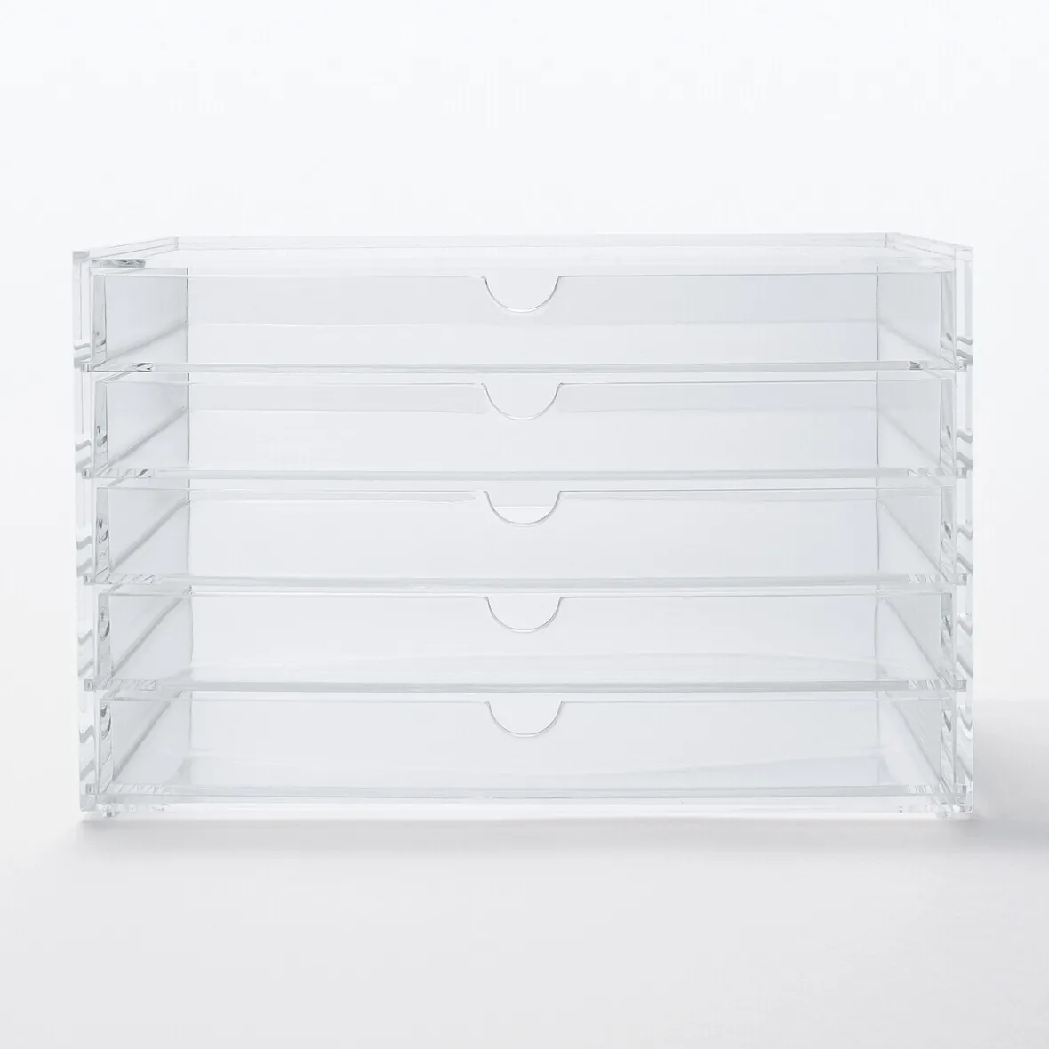 Online Muji Módulo acrílico apilable de 5 cajones, ancho