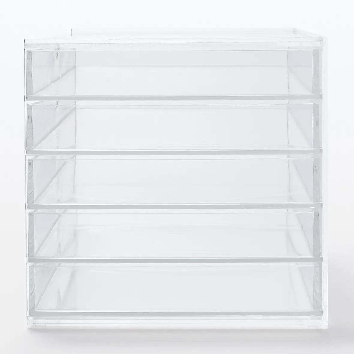 Online Muji Módulo acrílico apilable de 5 cajones, ancho