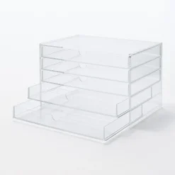 Online Muji Módulo acrílico apilable de 5 cajones, ancho