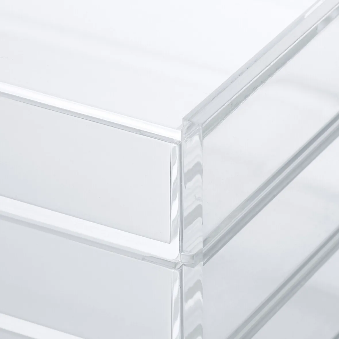 Online Muji Módulo acrílico apilable de 5 cajones, ancho