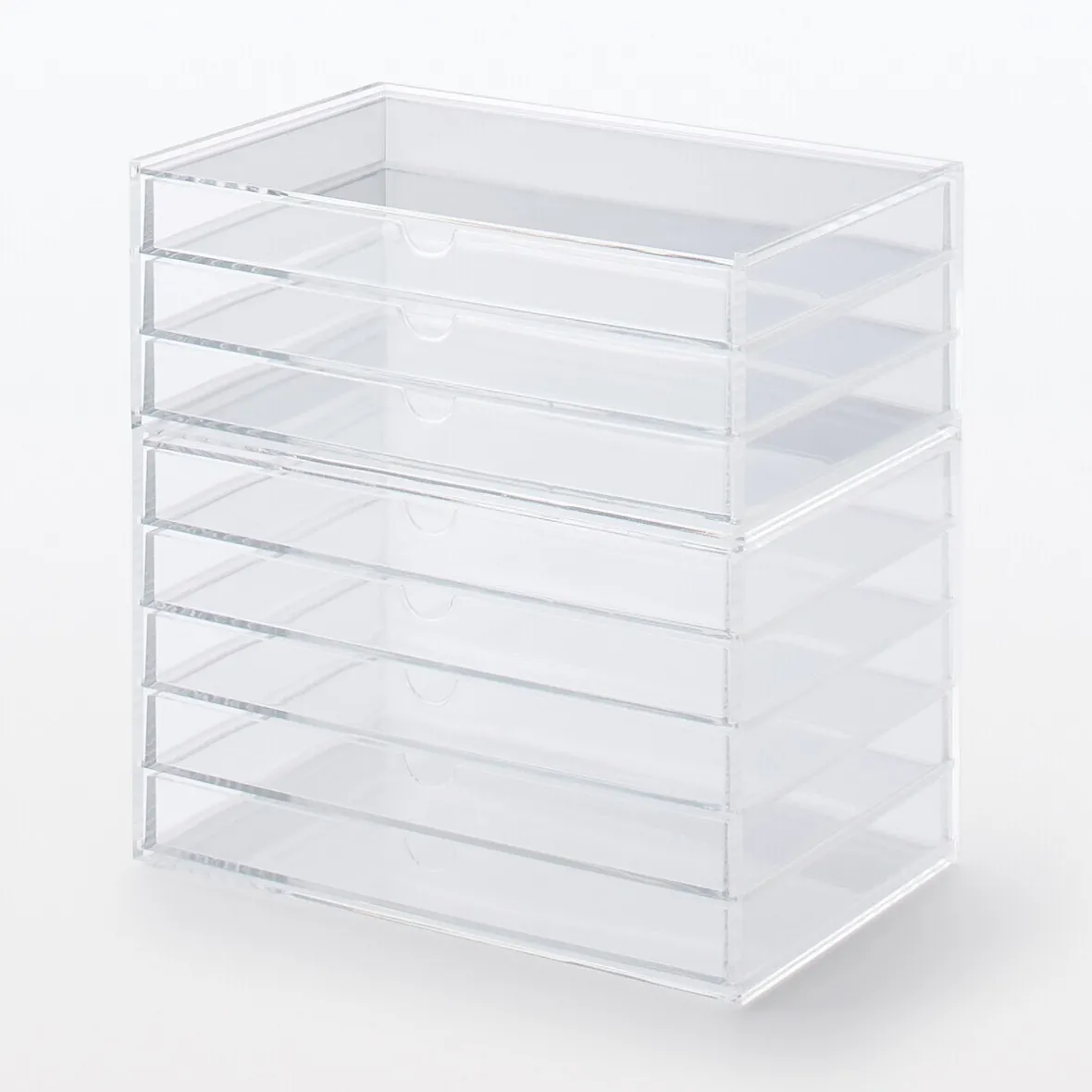 Online Muji Módulo acrílico apilable de 5 cajones, ancho