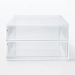 Clearance Muji Módulo acrílico de 2 cajones