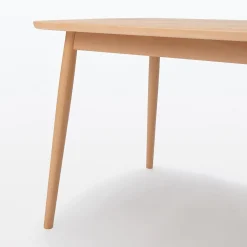 Discount Muji Mesa con patas redondeadas de haya maciza ‐ Grande