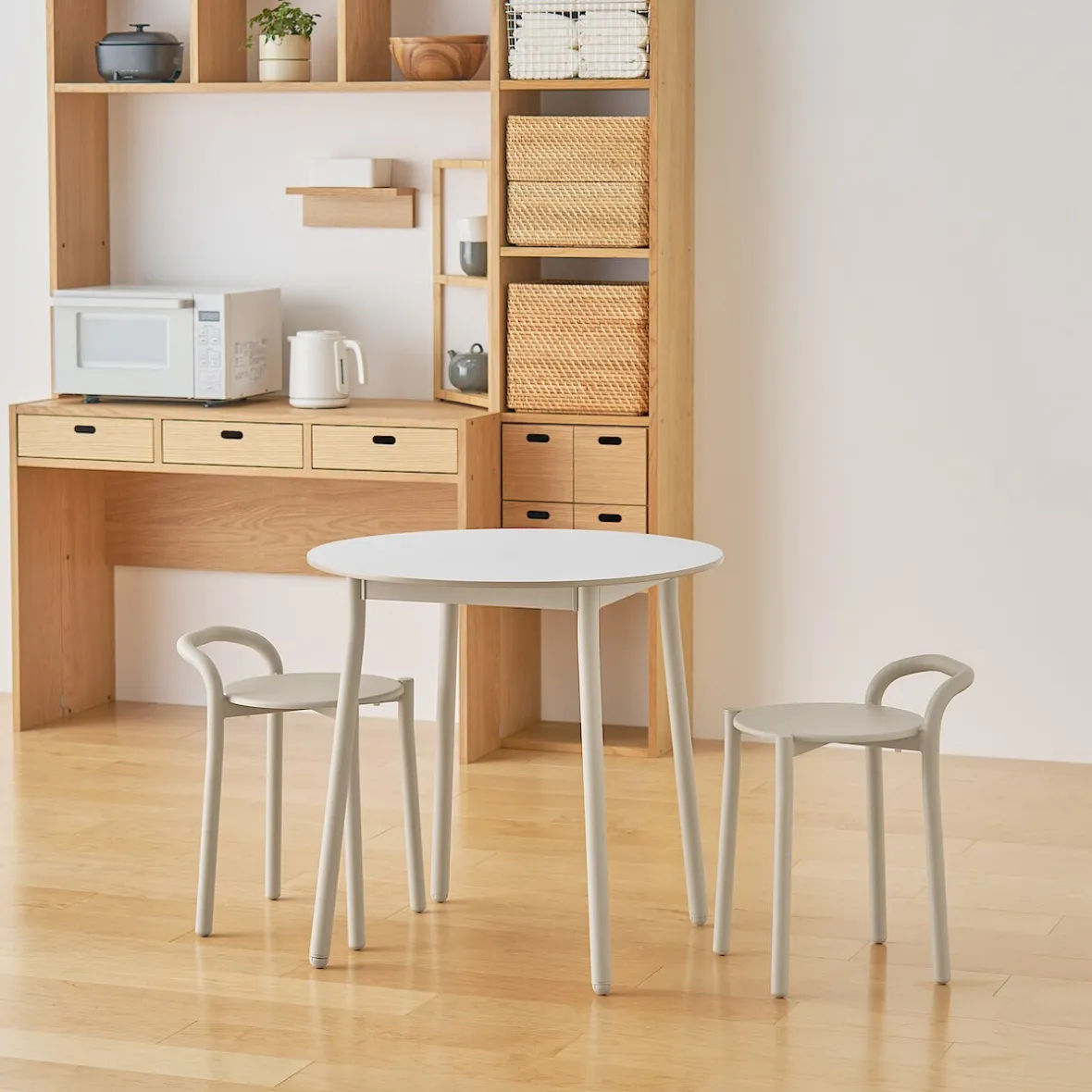 Clearance Muji Mesa de aluminio - Pequeña - Gris claro