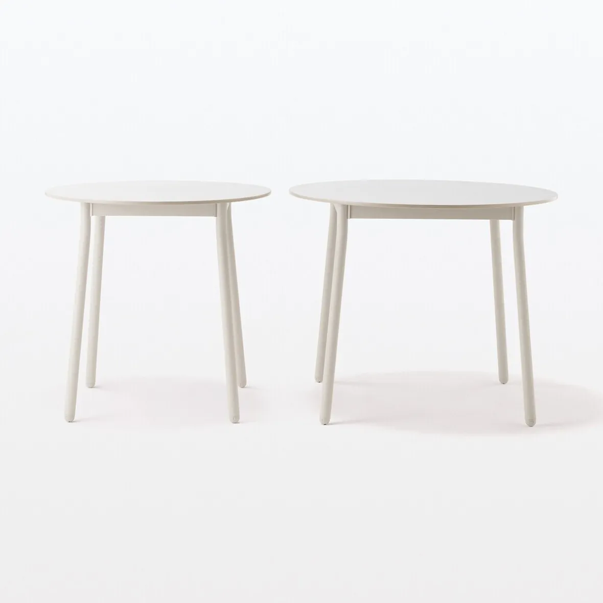 Clearance Muji Mesa de aluminio - Pequeña - Gris claro