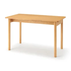 Clearance Muji Mesa de madera de caucho rectangular pequeña