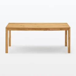 Best Muji Mesa de roble de diseño natural de 180cm