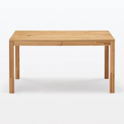 Hot Muji Mesa de roble de diseño natural de 140cm