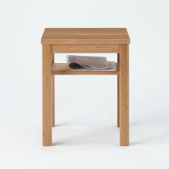 Discount Muji Mesita de noche de roble