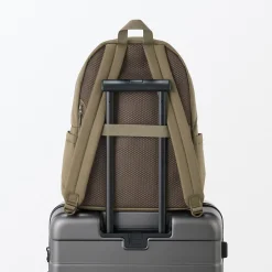 Discount Muji Mochila acolchada de nailon reciclado repelente al agua