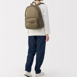 Discount Muji Mochila acolchada de nailon reciclado repelente al agua