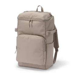 Hot Muji Mochila de cierre superior y poliéster reciclado repelente al agua