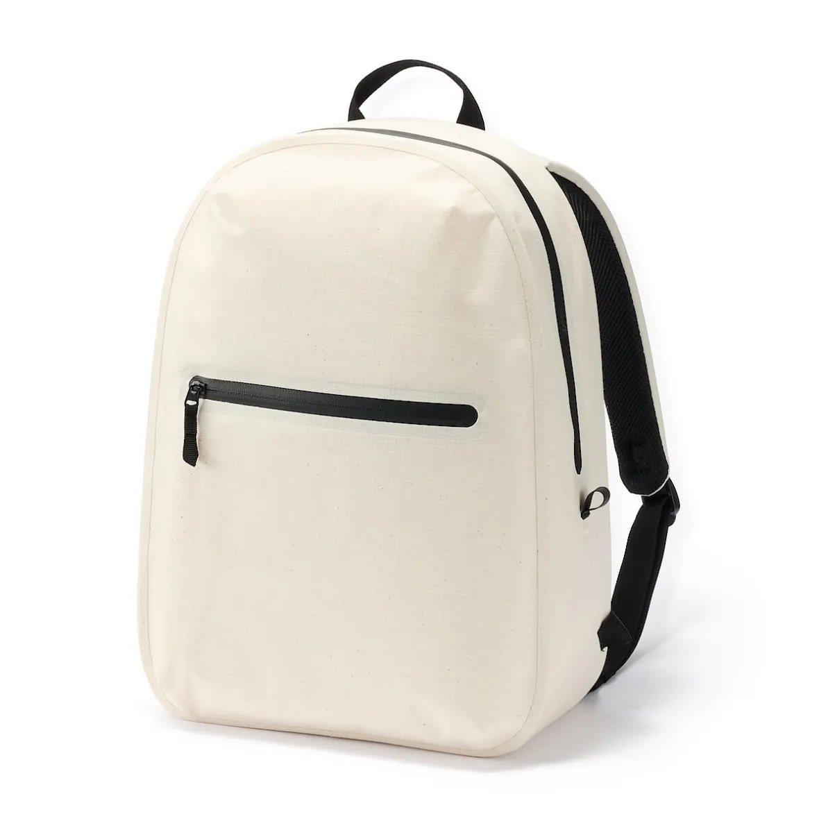 Best Muji Mochila impermeable de algodón Blanco Natural