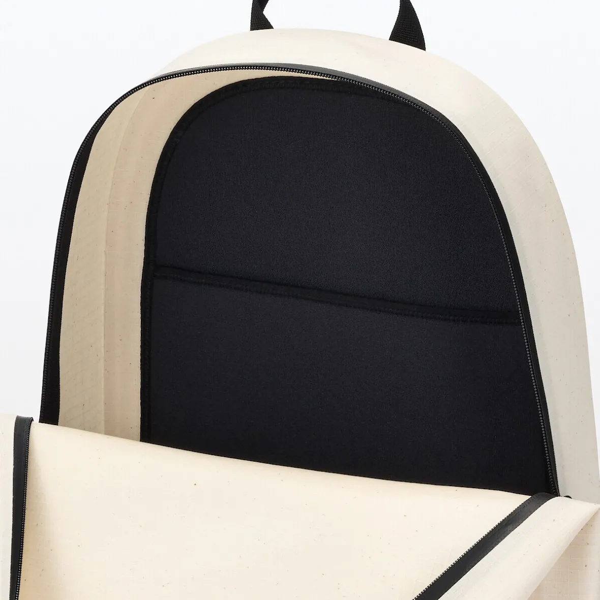 Best Muji Mochila impermeable de algodón Blanco Natural