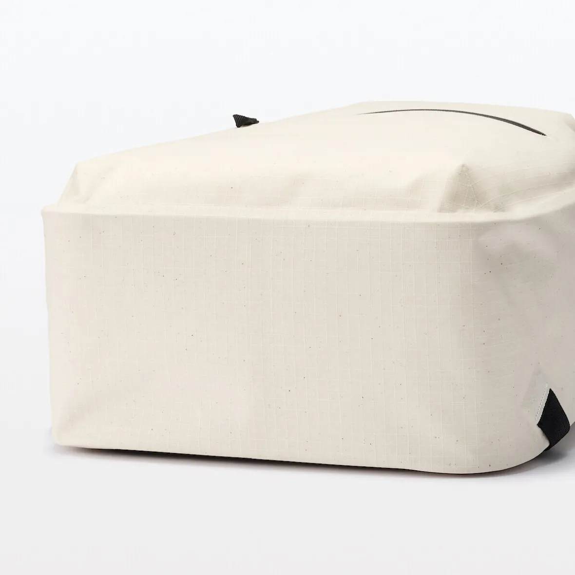 Best Muji Mochila impermeable de algodón Blanco Natural