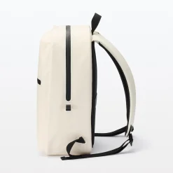 Best Muji Mochila impermeable de algodón Blanco Natural