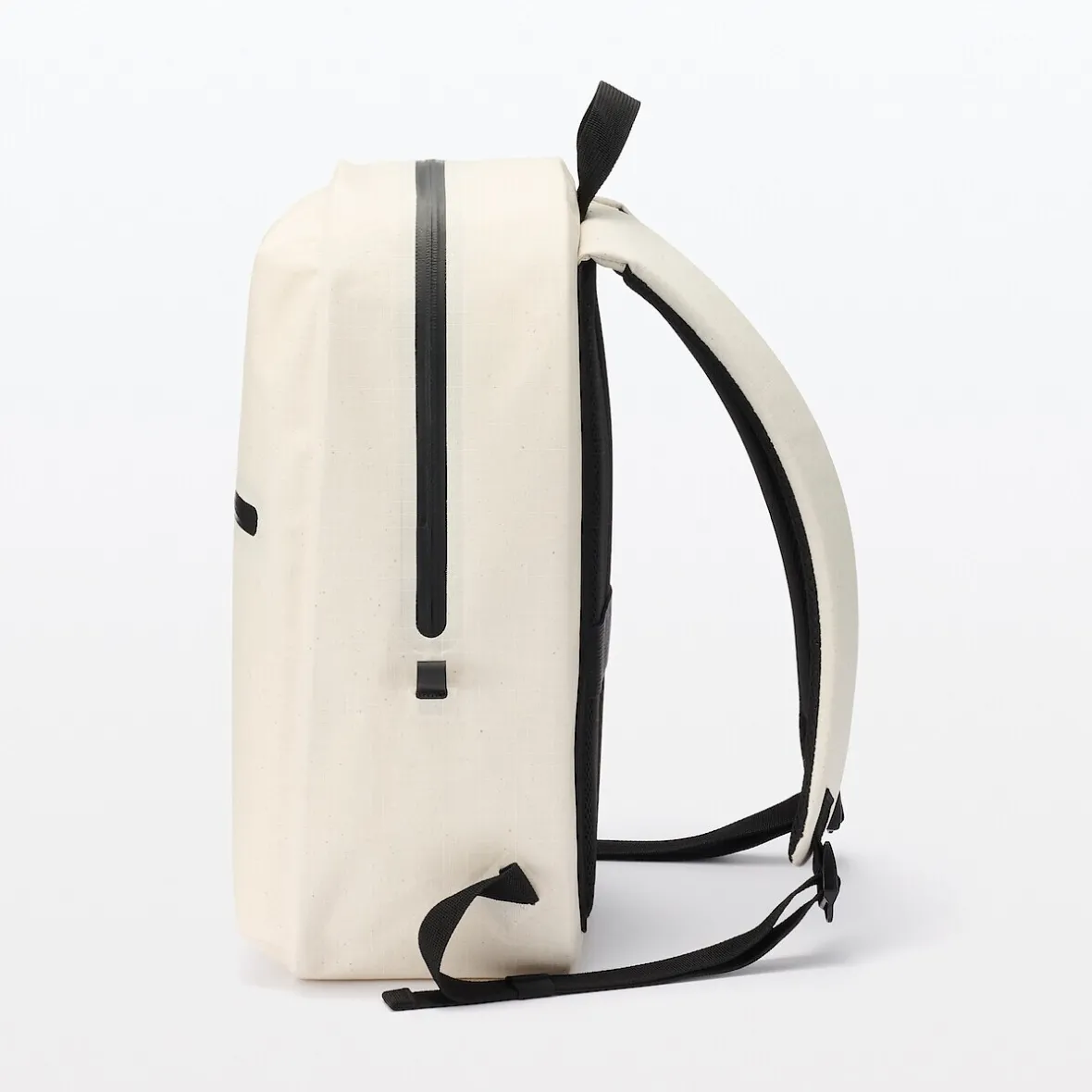 Best Muji Mochila impermeable de algodón Blanco Natural