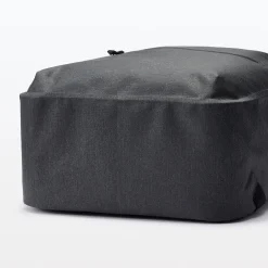 Clearance Muji Mochila impermeable de poliéster reciclado Gris Oscuro