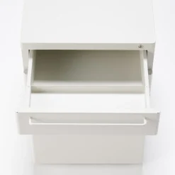 Best Muji Mueble auxiliar de escritorio de acero - Gris claro