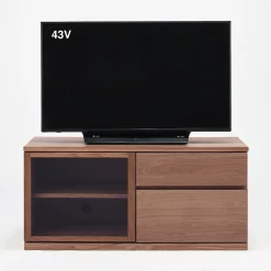 Outlet Muji Mueble de televisión de nogal ‐ Mediano