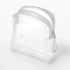 Hot Muji Neceser transparente ‐ Estuche de viaje 12 x 10 x 4 cm