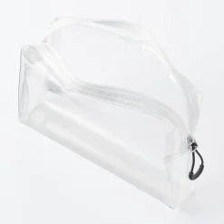 Clearance Muji Neceser transparente ‐ Estuche de viaje 12 x 18,5 x 4 cm