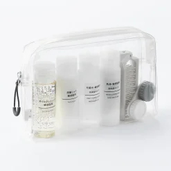 Clearance Muji Neceser transparente ‐ Estuche de viaje 12 x 18,5 x 4 cm